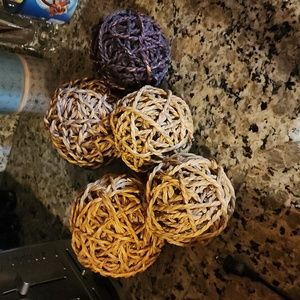 Wicker Rattan Decorative Balls